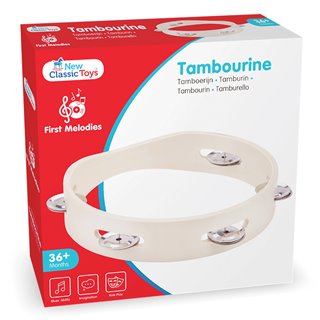 New Classic Toys - Tamburin ohne Fell 5 Glocken